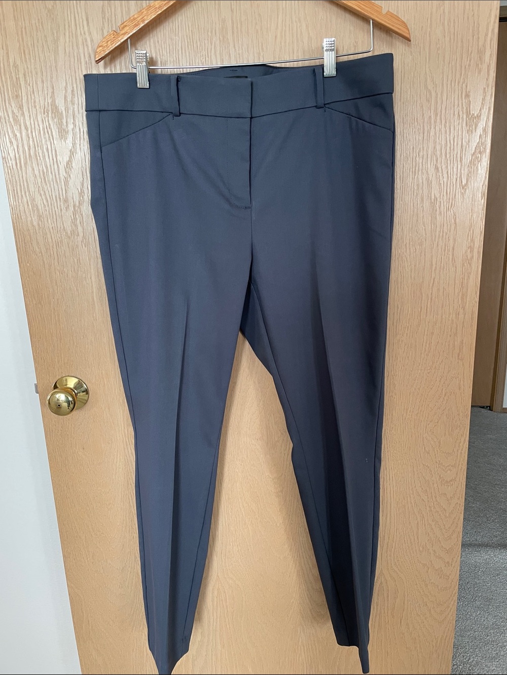LOFT Women's Dark Navy Dress Trousers